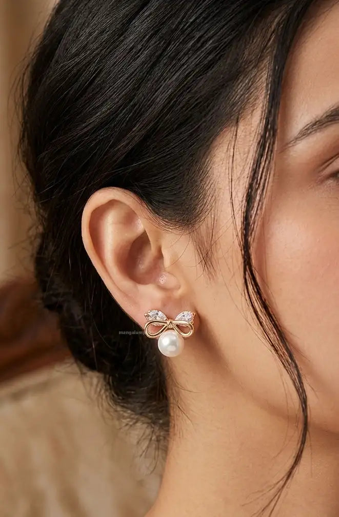Crystal stone earrings
