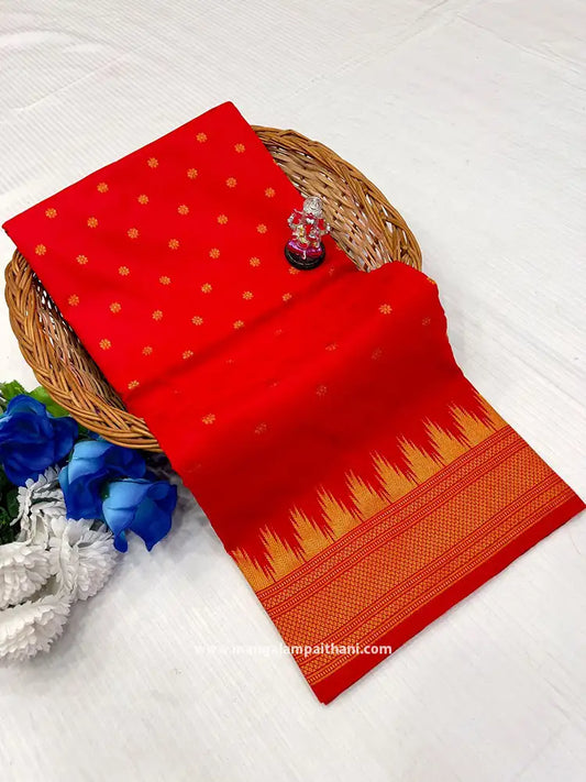 red irkal saree