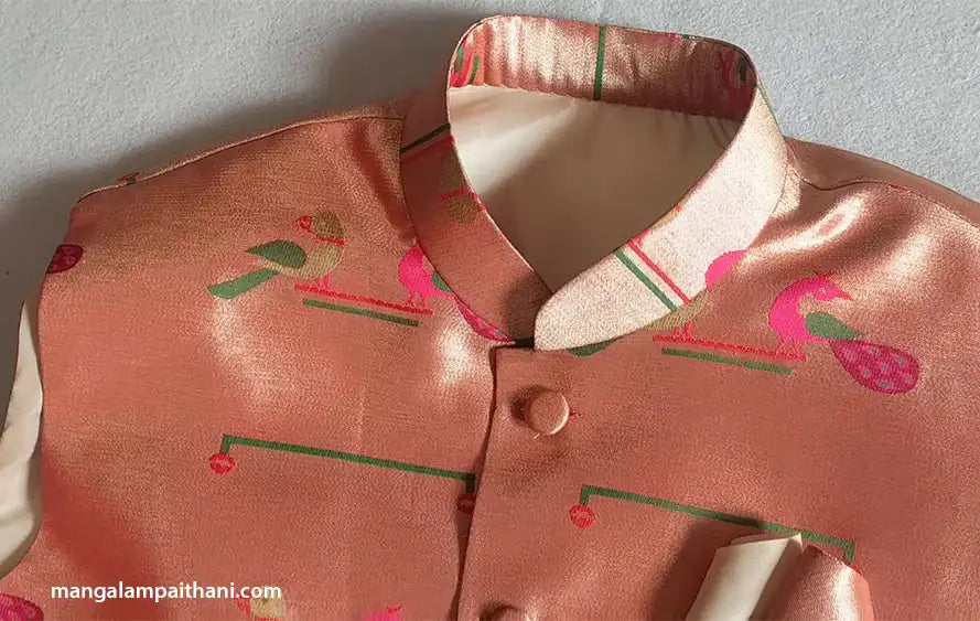 mens paithani jacket