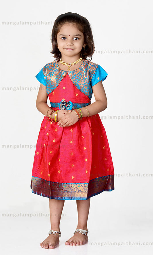 paithani frock mangalam paithani dress