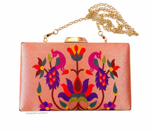 Paithani Silk Clutch