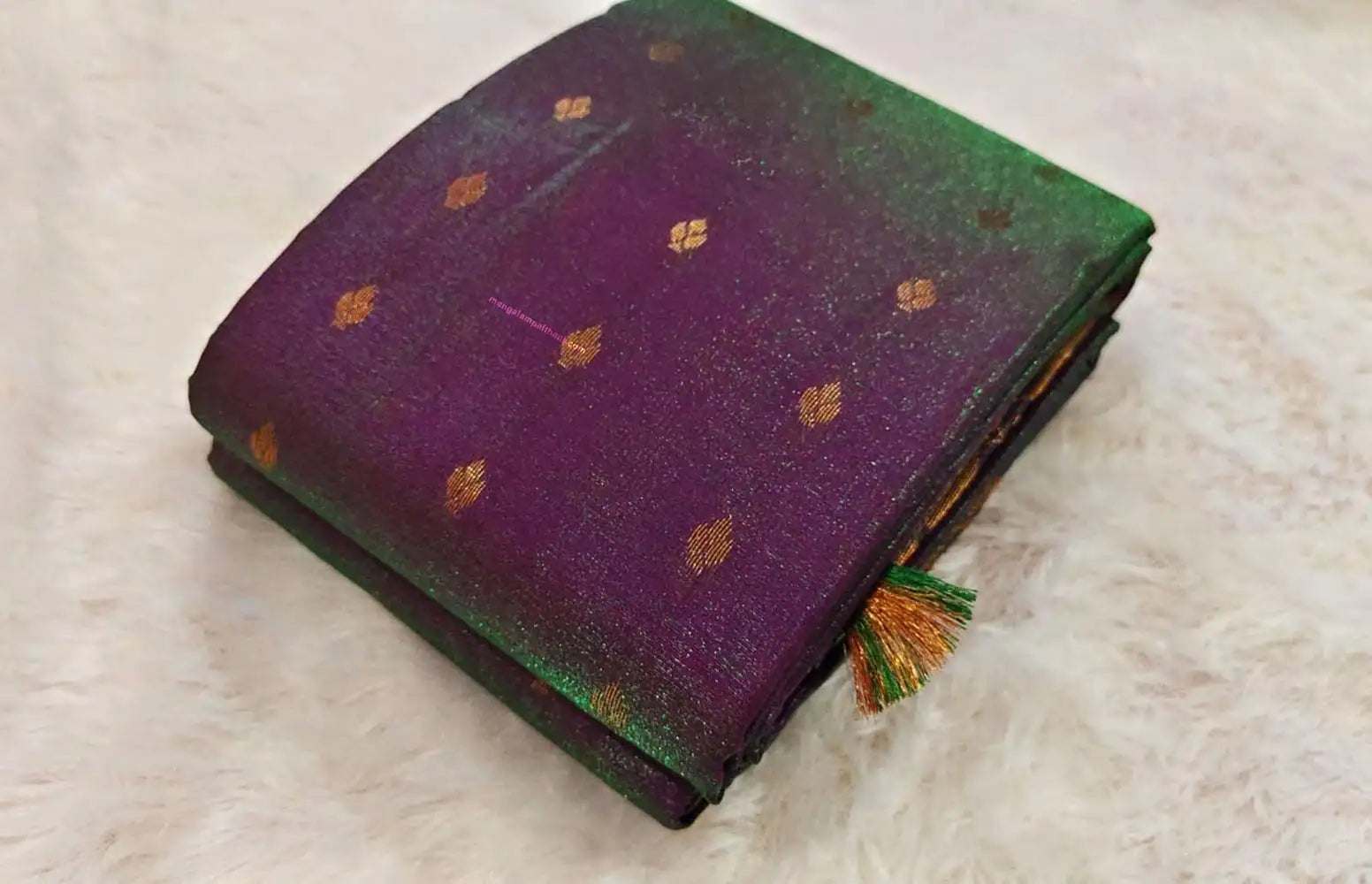 Purple Silk Saree