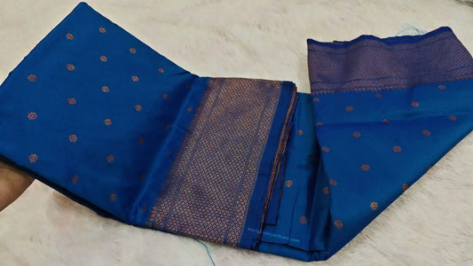 Blue Kalanjali Silk Saree