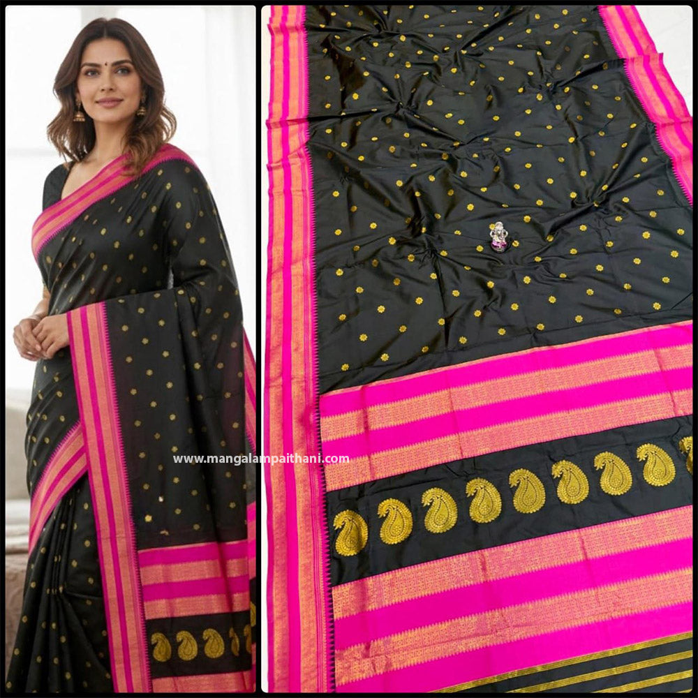 black saree