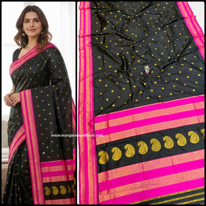 black saree