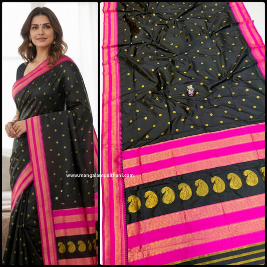 black saree