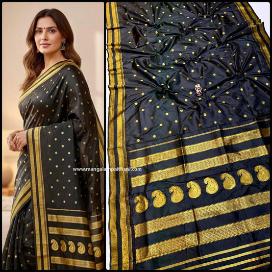 black saree