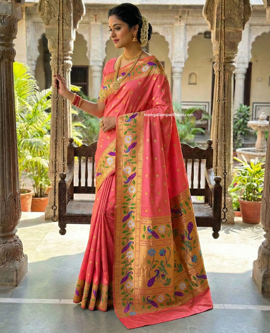 brocade paithani saree yeola saree