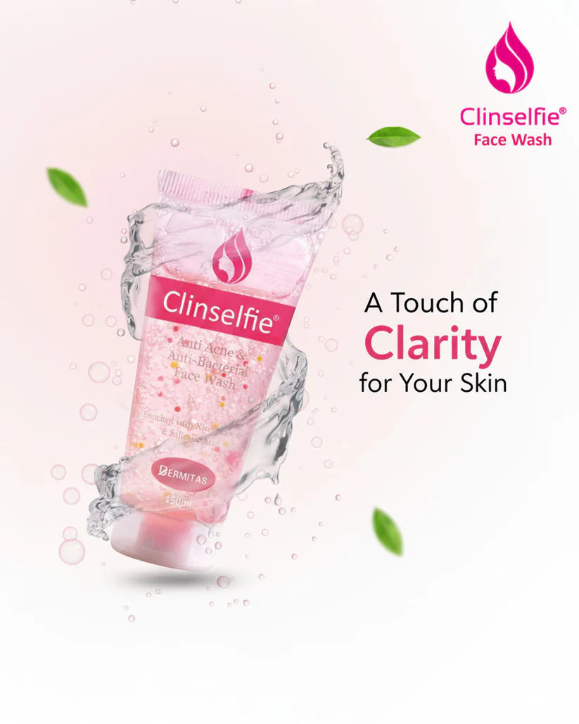 Anti acne Clinsselfie face wash