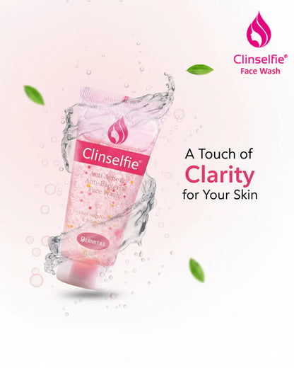 Anti acne Clinsselfie face wash