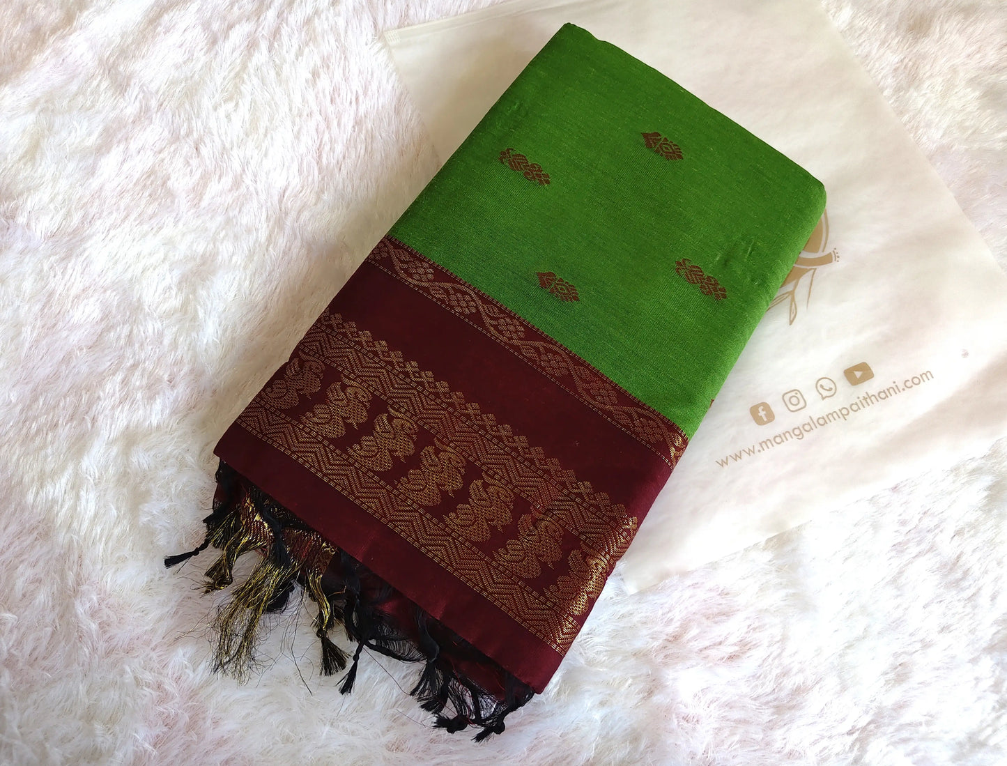 cotton gadwal traditional saree for festivals