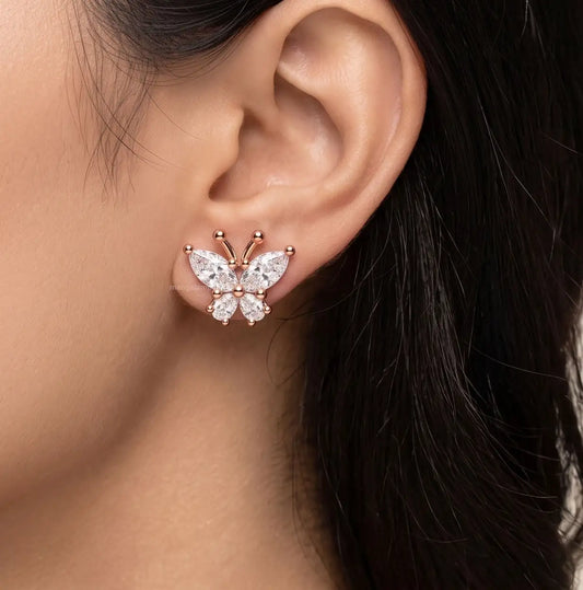 Rose Gold Earrings