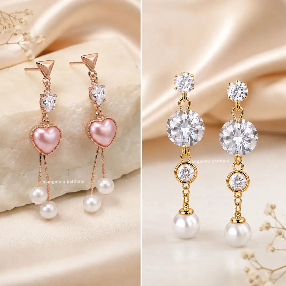 pearl earrings for women