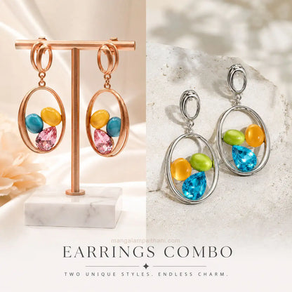 earrings combo for women