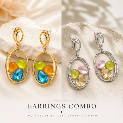 trendy earrings combo