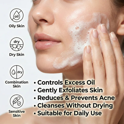 foaming facewash benefits
