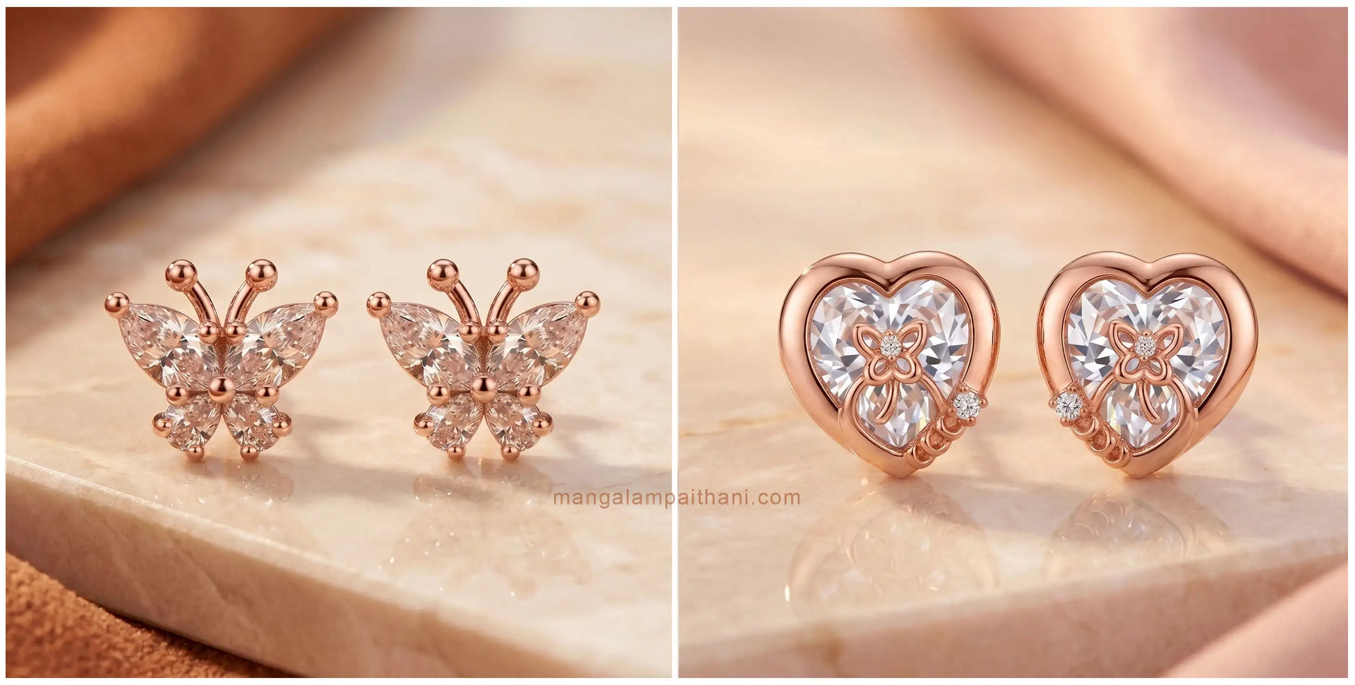 crystal stud earrings for women