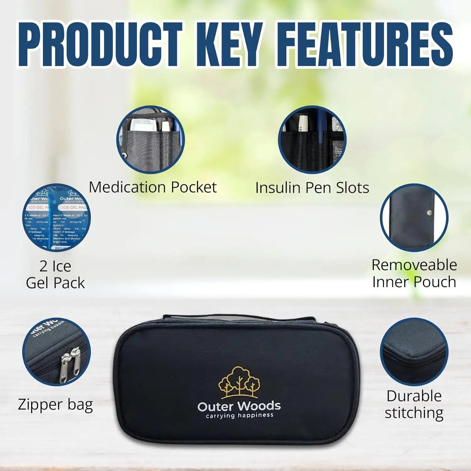 insuling cooler bags for travel outer woods key features