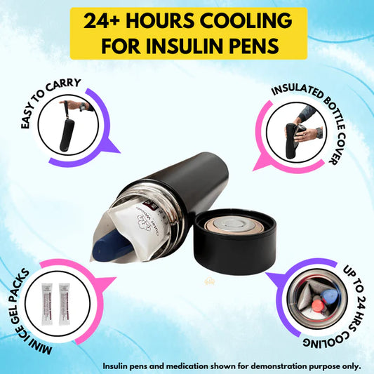 Insulin pen cooler
