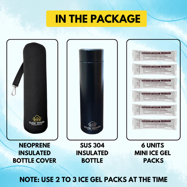 neoprene insulated bottle cover