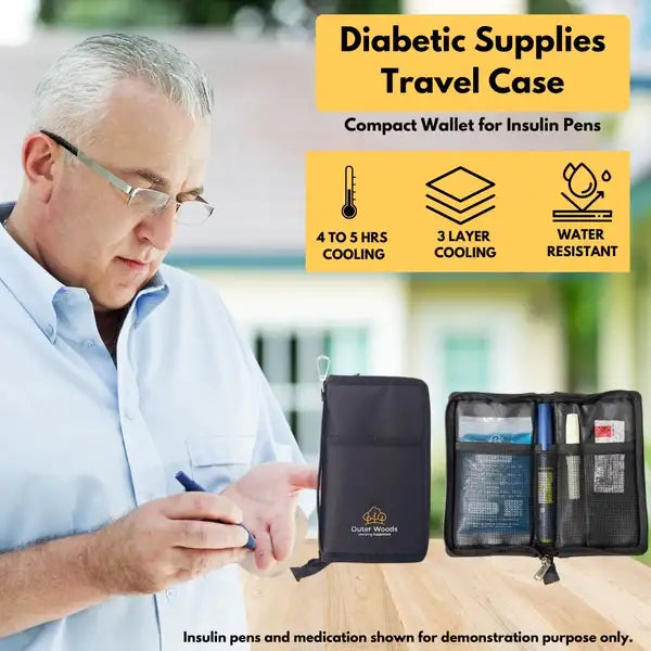 insulin cooling wallet outer woods