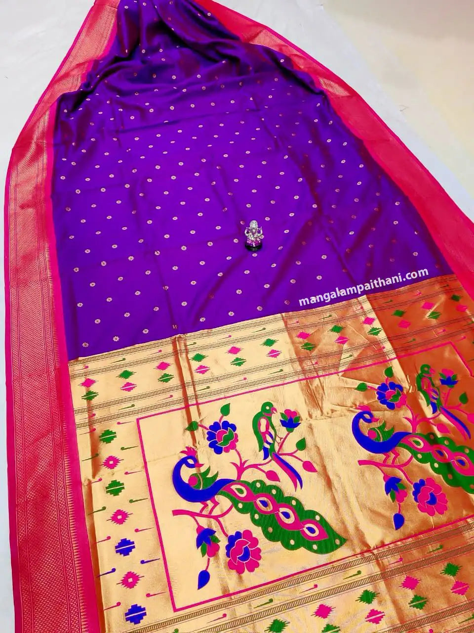 purple paithani saree collection mangalam paithani sarees