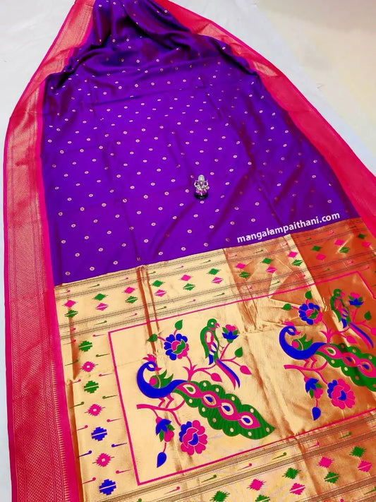 purple paithani saree collection mangalam paithani sarees