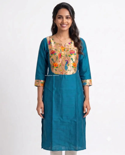 Paithani Kurti | Traditional Designer Kurti