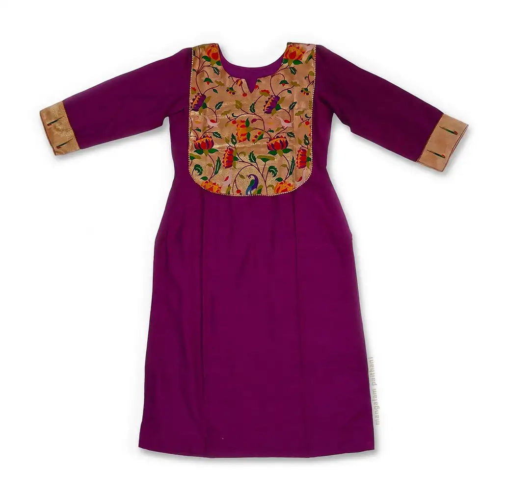 Paithani Kurti | Traditional Designer Kurti