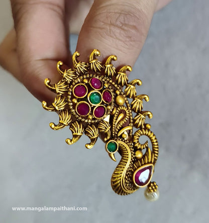peacock earring