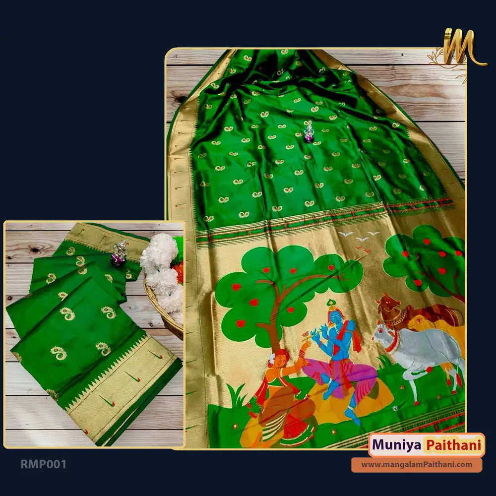 muniya paithani saree
