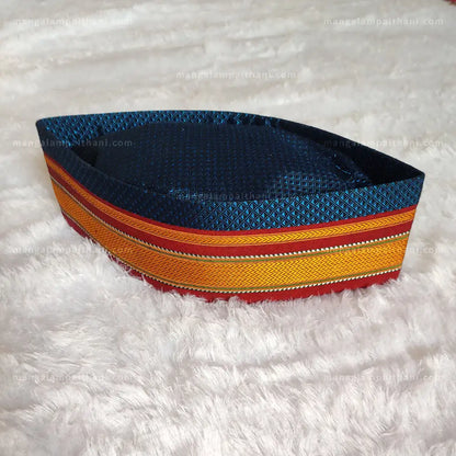 woven khan topi for puja and festivals mangalam topi