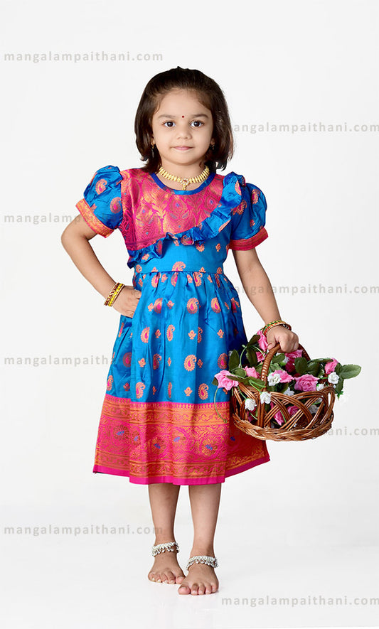 paithani frock