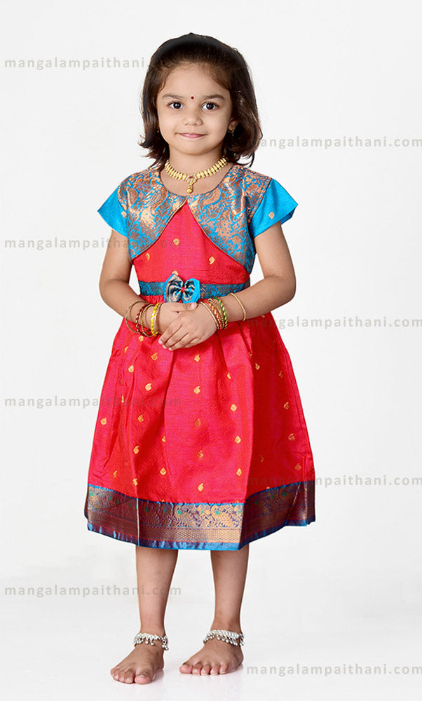 paithani frock mangalam paithani dress