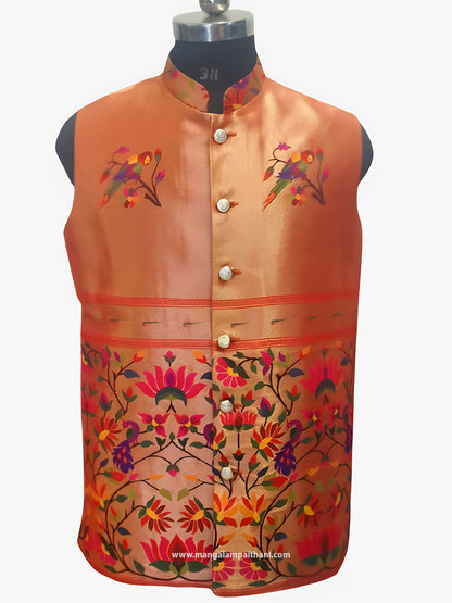 paithani jacket for mens