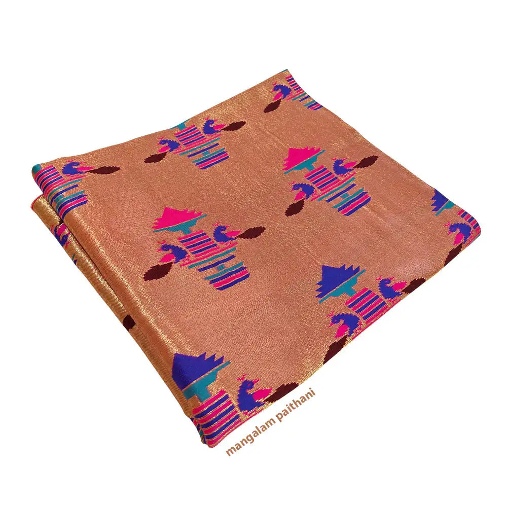 traditional paithani blouse fabric online