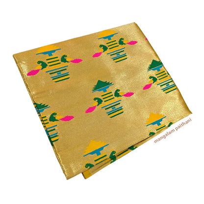 multicolor motif blouse piece India