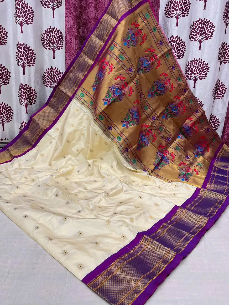 pure silk paithani saree 