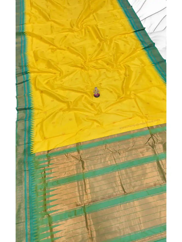 yellow saree