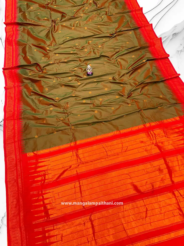 Traditional saree paithani silk saree