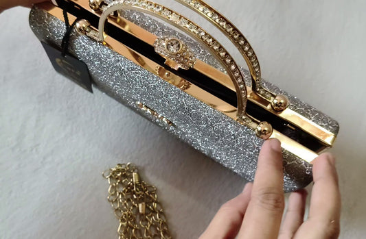 Silver Clutch