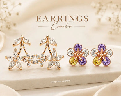 earrings combo for women