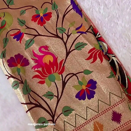 alover design paithani fabric