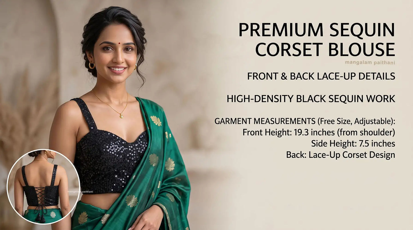Black Designer Blouse