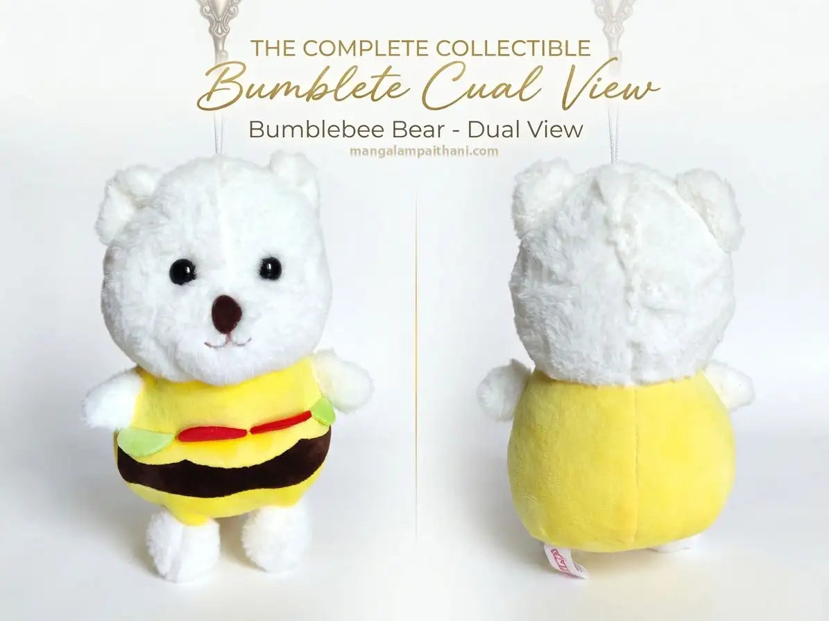 Kawaii Burger Bear Plush Toy Cute Teddy for Room Decor