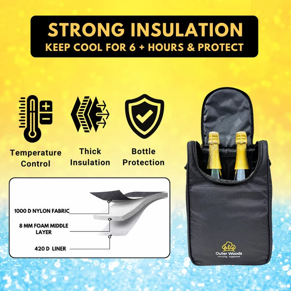 outer woods insulin cooler bag for travel insulin cooler bag for diabetics thick insulation
