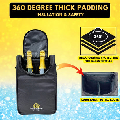 outer woods insulin cooler bag thick padding