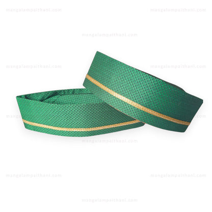 Ethnic Khan Topi with Golden Lace #01