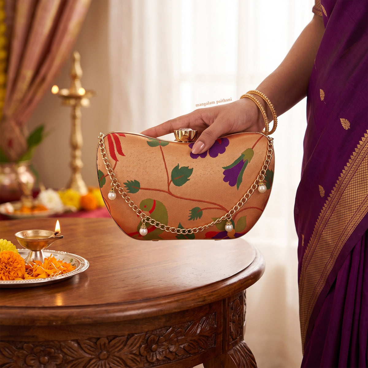 paithani clutch purse best gifting item