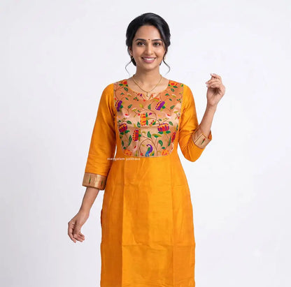 Paithani Kurti | Traditional Designer Kurti